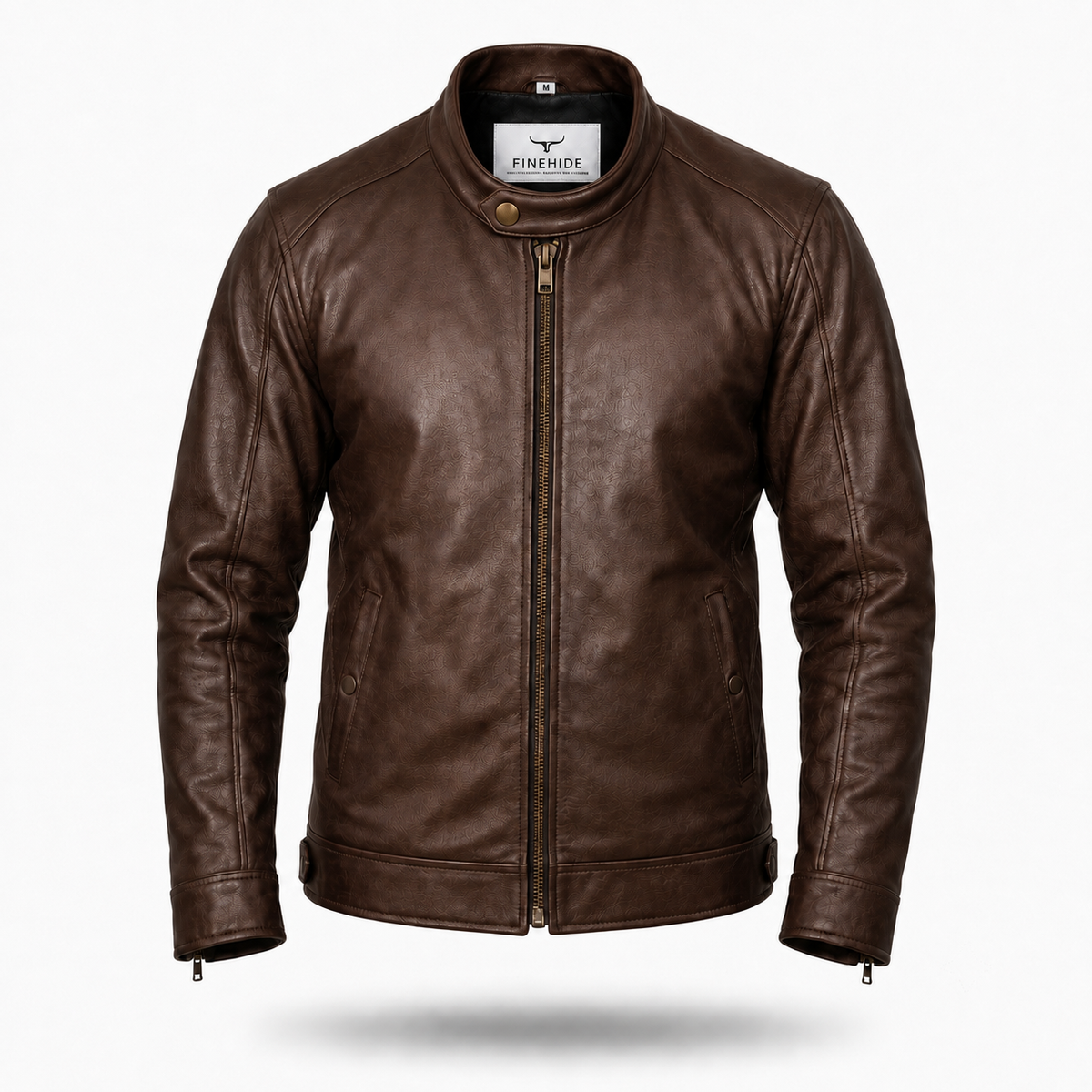 FINEHIDE CLASSIC TAN GENUINE LEATHER JACKET FOR MEN