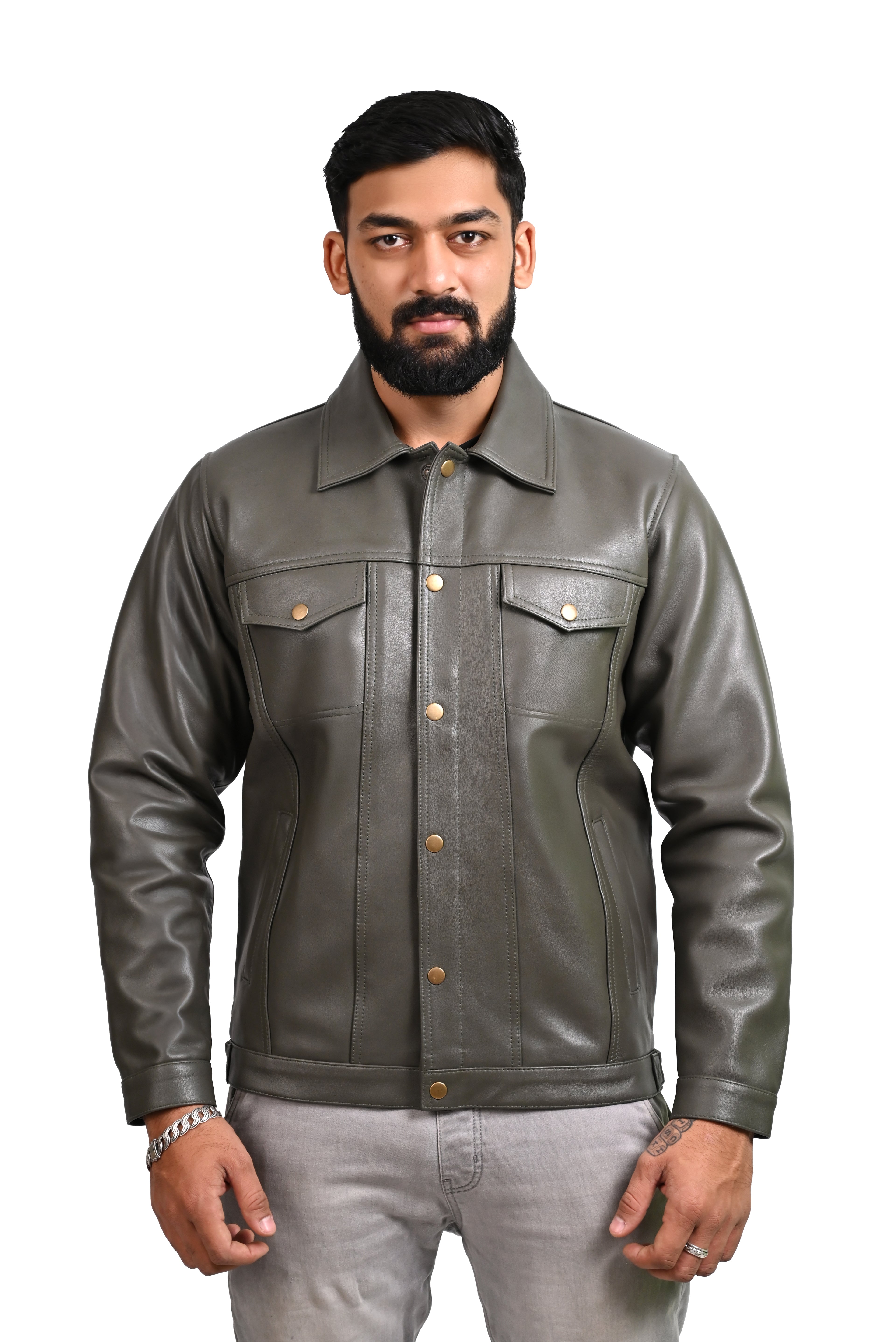 FINEHIDE URBAN COMMAND  GENUINE LEATHER JACKETS FOR MENS