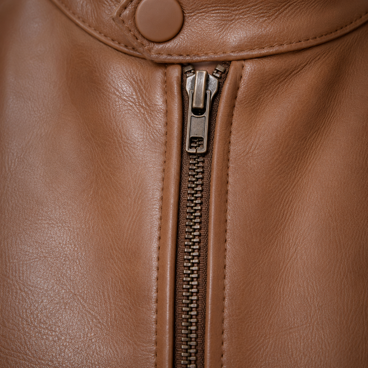 FINEHIDE CLASSIC TAN GENUINE LEATHER JACKET FOR MEN