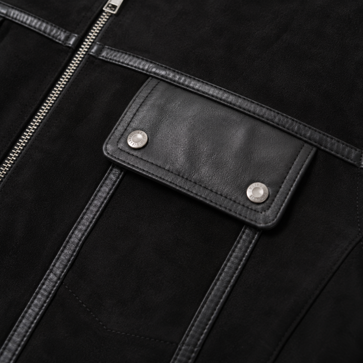 FINEHIDE MEN'S BLACK  GENUINE LEATHER JACKET FOR MEN