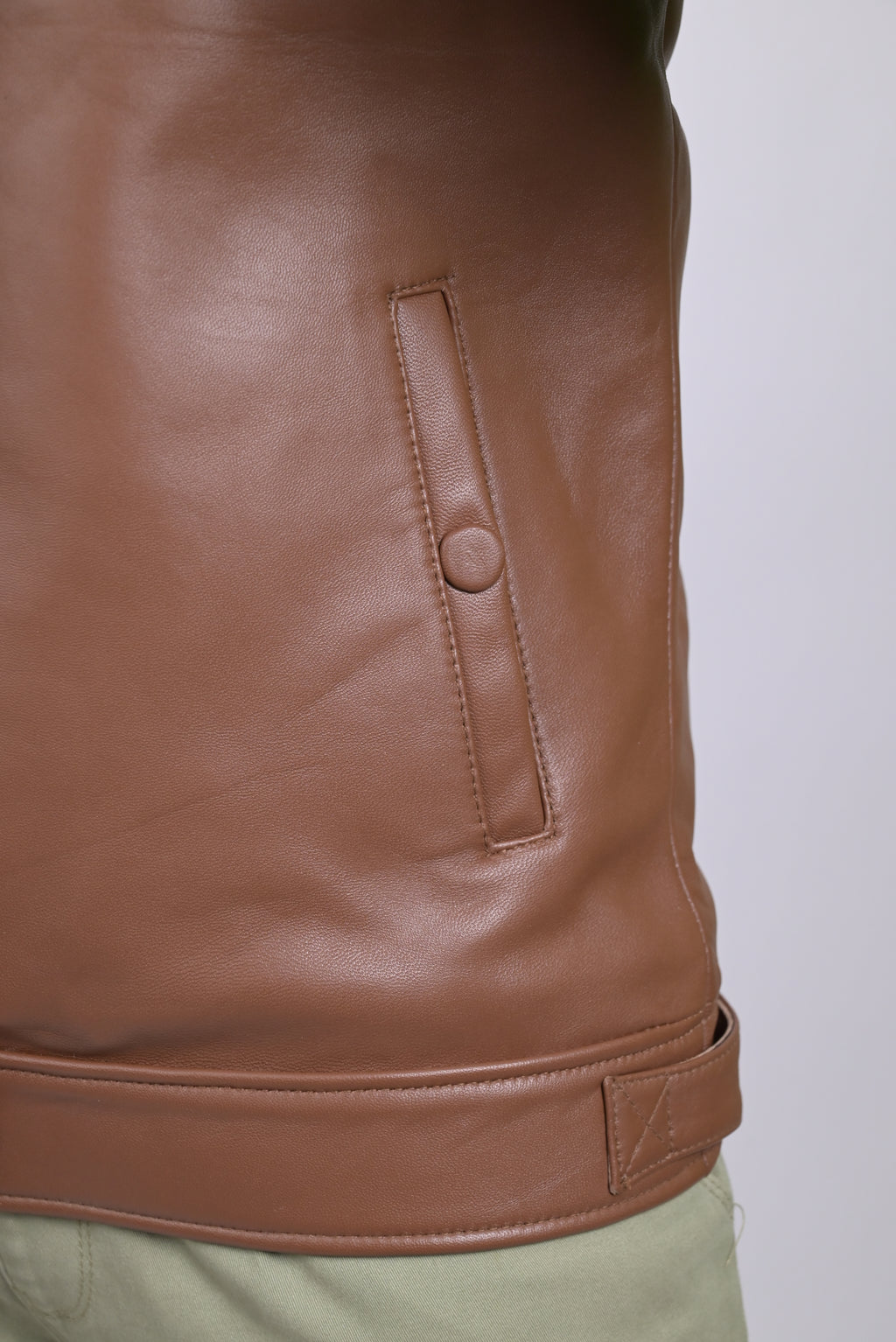 FINEHIDE CLASSIC TAN MONARCAH GENUIN LEATHER JACKETS FOR MEN