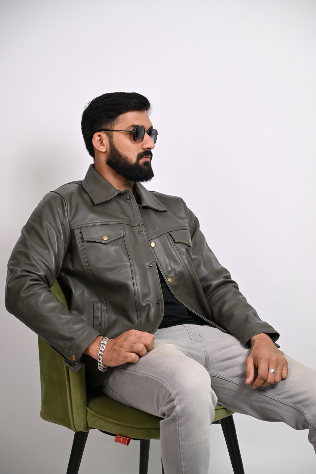 FINEHIDE URBAN COMMAND  GENUINE LEATHER JACKETS FOR MENS