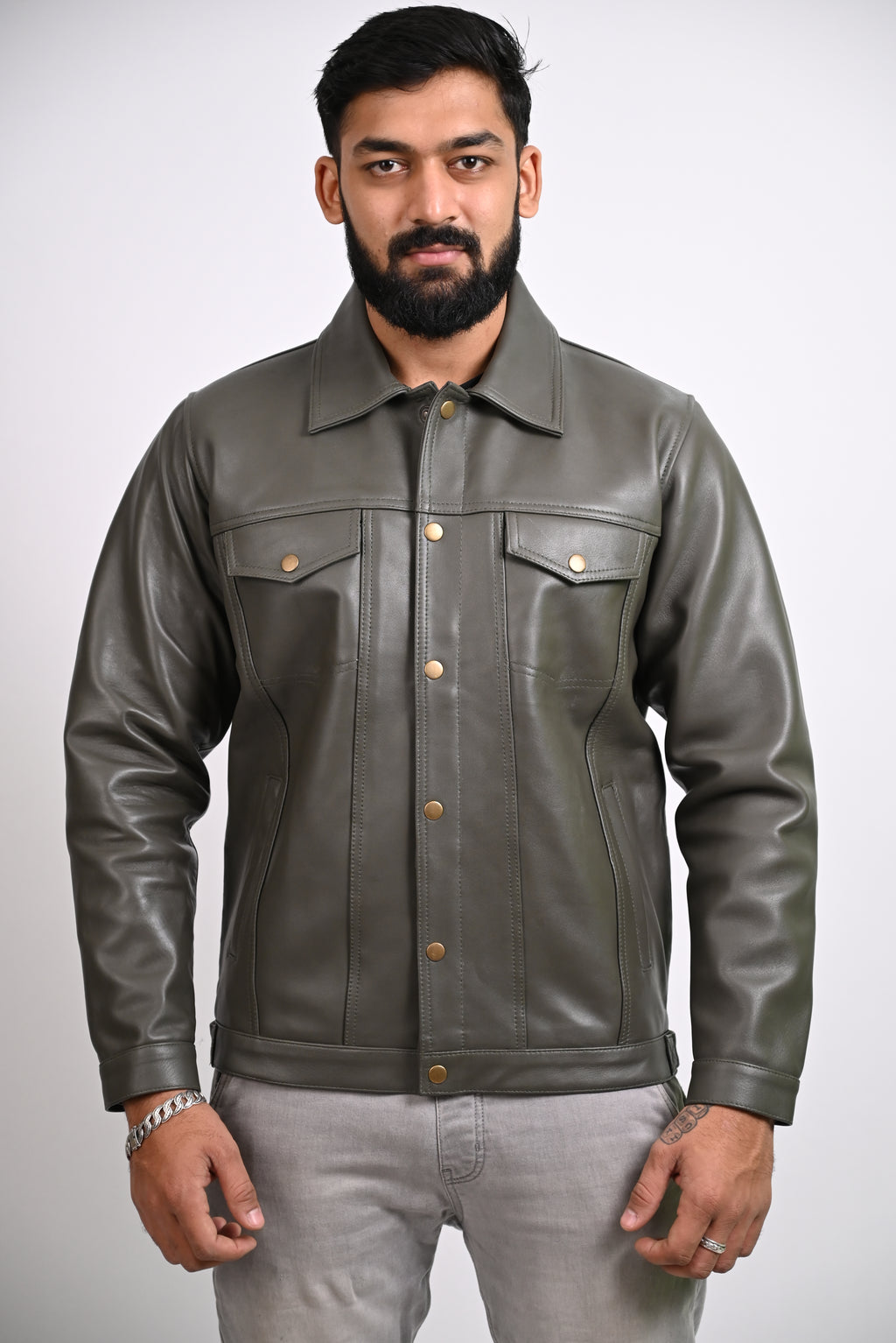 FINEHIDE URBAN COMMAND  GENUINE LEATHER JACKETS FOR MENS