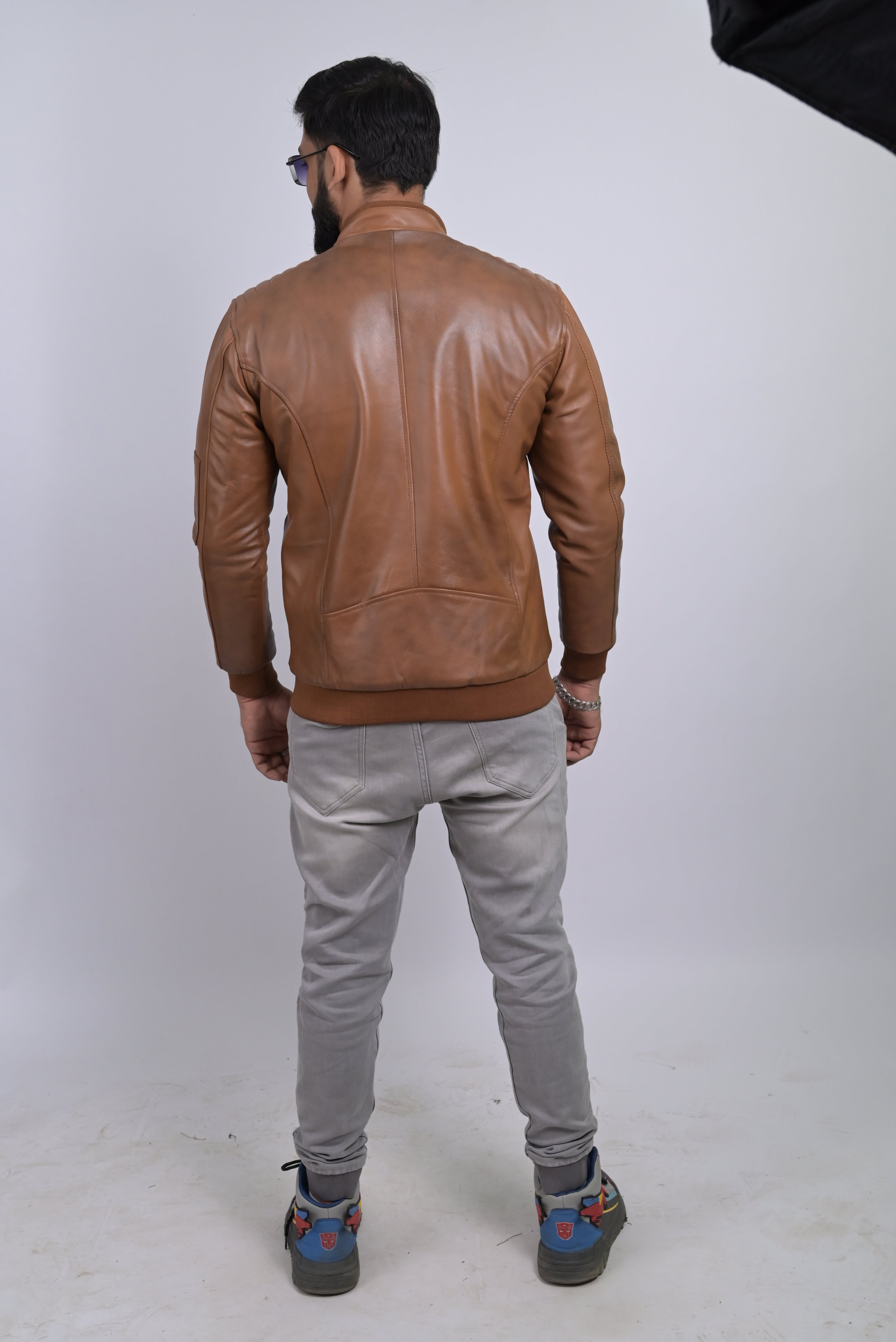 FINEHIDE TANAVIATOR BOMBER STYLE GENUINE LEATHER JACKETS FOR MENS
