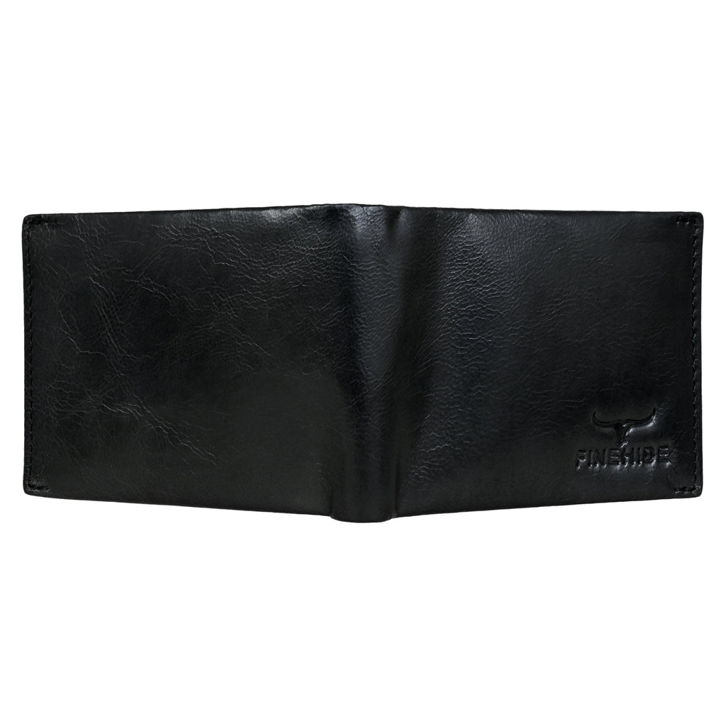 Finehide Premium Leather Wallet for Men's Black Genuine Leather,  Luxury Gift Box